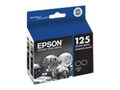 Epson Black 125 Ink Cartridges (Dual Pack), T125120-D2, 11888640, Ink Cartridges & Ink Refill Kits - OEM
