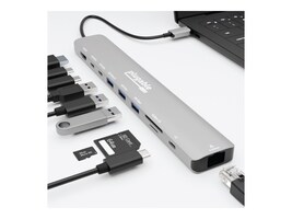 Plugable Technologies USBC-10IN1E                    Main Image from Right-angle