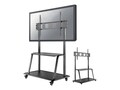 Neomounts MOBILE FLAT SCREEN FLOOR STAND, NS-M4000BLACK                 , 42000124, Computer Carts