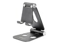 StarTech.com Foldable Universal Adjustable Tablet Cell Phone Stand for Desk, USPTLSTNDB, 38377410, Mounting Hardware - Miscellaneous