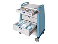 Capsa 9H-MLD 9 Full Drawers High Break-Away Medical Cart - Blue, AM9MC-EB-BDR520, 36813812, Computer Carts - Medical