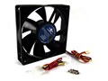 Vantec Stealth 80x80x25mm Double Ball Bearing Silent Case Fan, SF8025L, 17433881, Cooling Systems/Fans