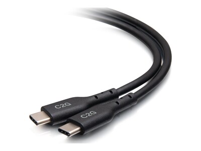C2G USB 2.0 480Mbps 20V 5A USB-C Male to USB-C Male Cable, 1.5ft, C2G28881, 41766013, Cables