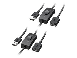 Cable Matters 200031-BLK-1X2                 Main Image from Right-angle