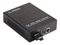 Axiom 1Gbs POE+ RJ45 to 1000BASE-LX Fiber Media Converter , MCP32-T2-S3L10-AX, 41493275, Network Transceivers