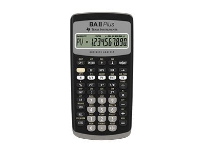 TI TI BA II Plus Calculator W Slide Case (IIBAPL/TBL/1L1)