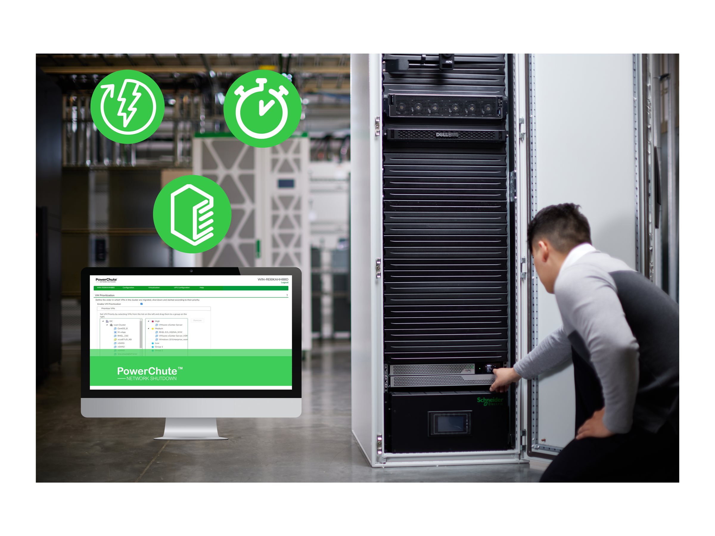 UPS(無停電電源装置) PowerChute Network Shutdown SSPCNSV1J PowerChute Network Shutdown | Schneider Electric USA