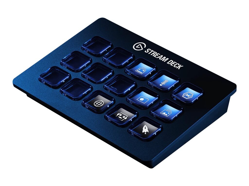 PC/タブレット PC周辺機器 Corsair Elgato Stream Deck 15-Key Programmable Keypad, USB