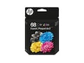 HP 68 Black Tri-Color Ink Cartridges (2-pack), 6L6S2TN , 41836907, Ink Cartridges & Ink Refill Kits - OEM HP 68 Black Tri-Color Ink Cartridges (2-pack), 6L6S2TN , 41836907, Ink Cartridges & Ink Refill Kits - OEM
