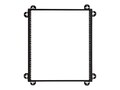Kendall Howard 12U V-Line Wall Mount Rack, 18 Depth, 1915-3-301-12, 20273815, Racks & Cabinets