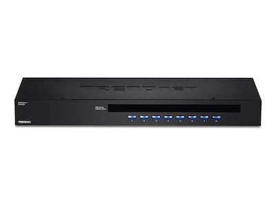 TRENDnet 8-Port USB PS 2 1U Rack Mount KVM Switch, Power Adapter, TK-803R, 8537970, KVM Switches TRENDnet 8-Port USB PS 2 1U Rack Mount KVM Switch, Power Adapter, TK-803R, 8537970, KVM Switches
