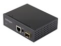 StarTech.com 1Gbps SFP to RJ45 SM MMF to Gigabit Copper Industrial Fiber to Ethernet Media Converter, IMC1GSFP, 41175725, Network Transceivers