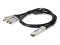 AddOn Mellanox Compatible 100GBase-CU QSFP28 to 4xSFP28 Passive Twinax Direct Attach Cable, 3m, TAA, MCP7F00-A003R30L-AO, 41753899, Cables AddOn Mellanox Compatible 100GBase-CU QSFP28 to 4xSFP28 Passive Twinax Direct Attach Cable, 3m, TAA, MCP7F00-A003R30L-AO, 41753899, Cables