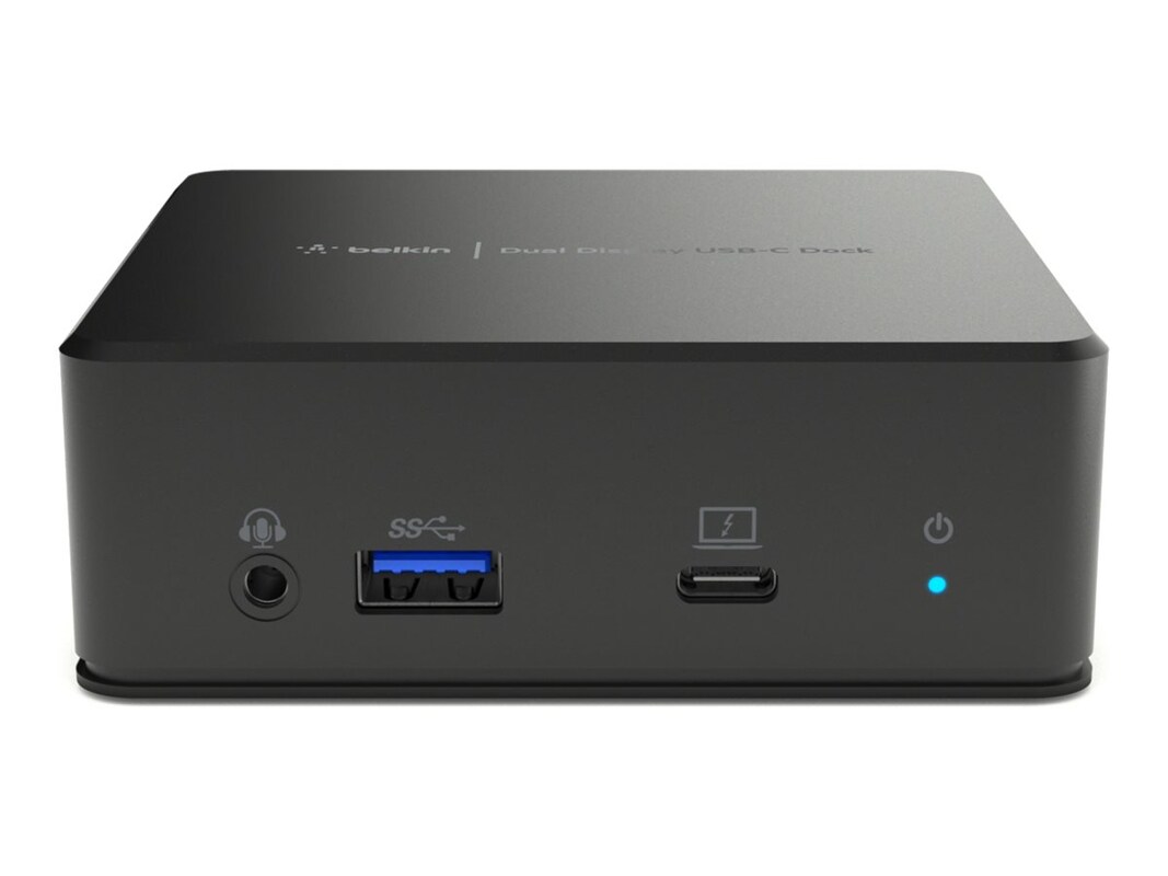 USB-C Dual Monitor Dock, HDMI, USB, Ethernet, 85W Charging