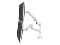 Ergotron LX Dual Stacking Arm, White, 45-492-216, 32052868, Stands & Mounts - Desktop Monitors