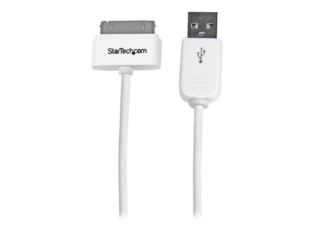 Línea de visión letra Serpiente StarTech.com Apple 30-pin Dock Connector to USB Cable for iPhone (USB2ADC1M)