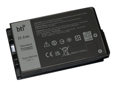BTI 2-cell 35 Wh Lithium Ion Replacement Battery for Latitude 12 Rugged 7230 Extreme, 451-BDDY-BTI , 41805846, Batteries - Notebook BTI 2-cell 35 Wh Lithium Ion Replacement Battery for Latitude 12 Rugged 7230 Extreme, 451-BDDY-BTI , 41805846, Batteries - Notebook