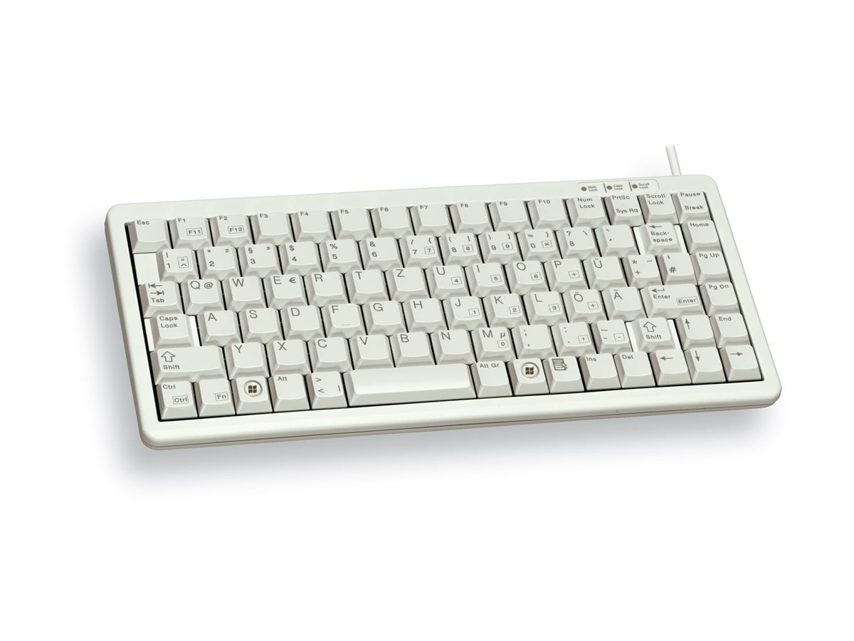 Cherry 86-Key USB, PS 2 Keyboard, Grey (G84-4100LCMUS-0)