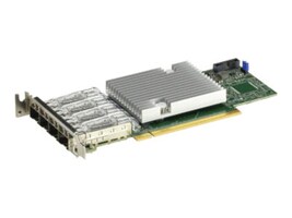 Supermicro AOC-S25GC-I4S-O Main Image from Left-angle Supermicro AOC-S25GC-I4S-O Main Image from Left-angle