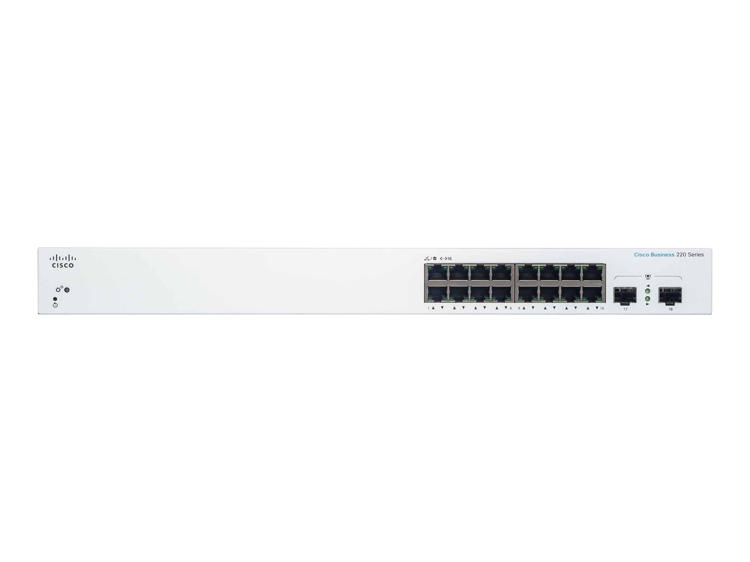 Cisco CBS220 Smart 16-port GE (CBS220-16T-2G-NA)