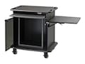 Multimedia Cart, Black Laminate, 103324, 35173657, Computer Carts