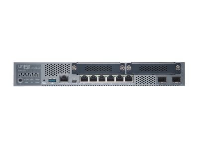 Juniper Networks SRX320 8-Port GbE Services Gateway w 6xPoE+, 2xMPIM, 4G RAM, 8G Flash, SRX320-SYS-JB-P, 36675632, Network Firewall/VPN - Hardware