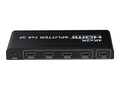 4Xem 4-Port HDMI Splitter, Supports 3D 4K 2K, 4XHDMI44K2K, 33518383, Video Converters, Extenders & Splitters