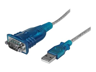 StarTech.com USB to RS232 DB9 M M Serial Adapter Cable, 16in, ICUSB232V2, 16533004, Cables