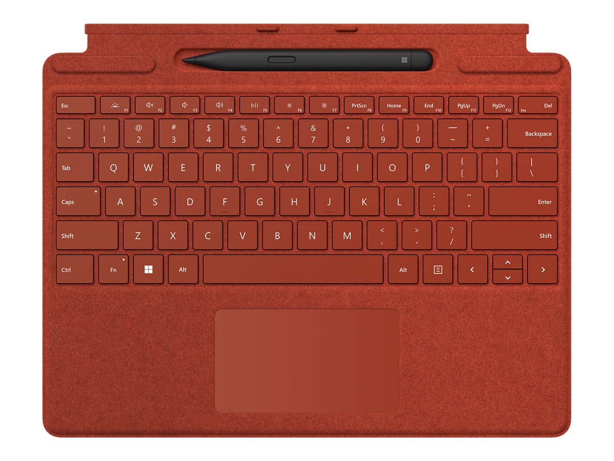 surface pro poppy red keyboard