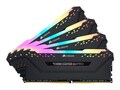 Corsair Corsair Vengeance RGB Pro 128GBMEM DDR4 2666 C16 Desktop Memory Black , CMW128GX4M4A2666C16, 38140463, Memory