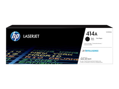 HP 414A (W2020A) Black Original LaserJet Toner Cartridge, W2020A, 37194831, Toner and Imaging Components - OEM