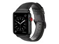 i-Blason Apple Watch 42mm Leather Band - Black, AW-42-LBAND-BLK, 41779968, Wearable Technology