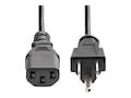 StarTech.com Standard Computer Power Cord NEMA 5-15P to C13, 125V 10A, 18AWG, 15ft, PXT10115, 13319504, Power Cords