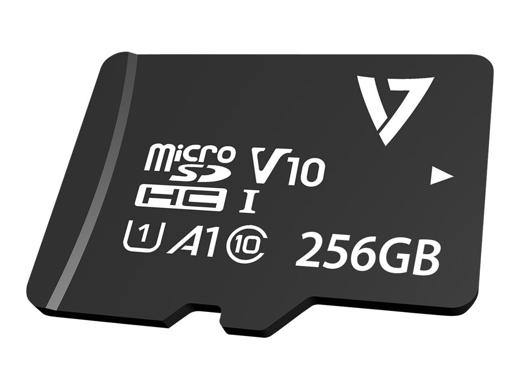 V7 256gb Micro Sdxc V30 U3 A1 Flash Memory Card Class 10 Vpmd256gu3