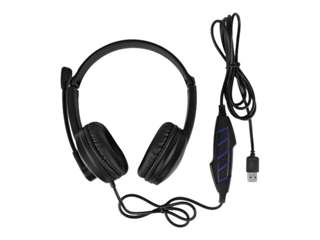 Aluratek Wired USB Stereo Headset w 