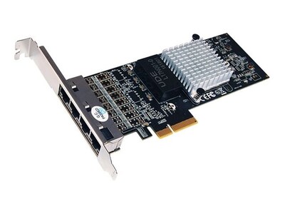 STL N-580 PCIe 4-Port Gigabit Intel I350 Server Ethernet Network Adapter, STL-N-580                     , 42011805, Network Adapters & NICs