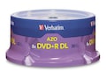 Verbatim 8x 8.5GB DVD+R DL Media (30-pack), 96542, 9166429, DVD Media