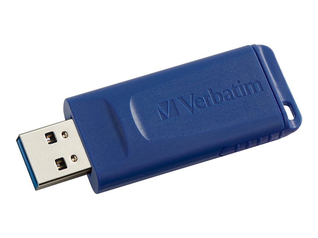 Verbatim 8GB USB Flash Drives - 8 GB - USB 2.0 Type A - Blue - 4 / Carton Verbatim 8GB USB Flash Drives - 8 GB - USB 2.0 Type A - Blue - 4 / Carton