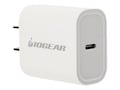 IOGEAR Gearpower 20W USB-C Smartphone Charger, GPAWC20W, 41377500, AC Power Adapters (external)