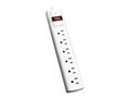 V7 Surge Protector (6) Outlets, 900 Joules, 8ft Cord, 125V, White, SA0608W-9N6, 33869765, Surge Suppressors