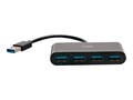 C2G 4-Port USB-A 3.0 Hub - SuperSpeed USB 5Gbps, C2G54461, 41262952, USB & Firewire Hubs