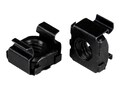 StarTech.com 50PK of M6 Black Cage Nuts , CABCAGENUT6B, 41312720, Rack Mount Accessories
