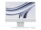 Apple iMac 24 4.5K Apple 8C M3 8GB 256GB SSD 8CGPU 2xTB Silver, MQR93LL/A, 41731954, Desktops - iMacs