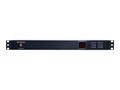 CyberPower Metered PDU 120V 20A 1U RM 5-20P Input 15ft Cord (10) 5-20R Outlets, RoHS, PDU20M2F8R, 11263906, Power Distribution Units CyberPower Metered PDU 120V 20A 1U RM 5-20P Input 15ft Cord (10) 5-20R Outlets, RoHS, PDU20M2F8R, 11263906, Power Distribution Units
