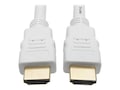 Tripp Lite Ultra HD 4Kx2K High Speed HDMI M M Digital Video Cable with Audio, White, 25ft, P568-025-WH, 34158543, Cables Tripp Lite Ultra HD 4Kx2K High Speed HDMI M M Digital Video Cable with Audio, White, 25ft, P568-025-WH, 34158543, Cables
