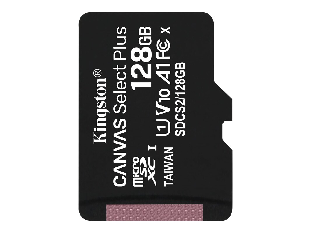 Kingston Canvas Select Plus microSD Card  Class 10 UHS-I, A1-rated, 16GB  to 512GB – Kingston Technology