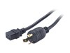APC Power Cable C19 TO NEMA L6-30, 8ft, AP9896, 5708753, Power Cords
