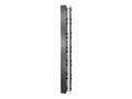Legrand Mighty Mo 20 Vertical Manager with Cover - 6 in W x 8.62 in D for 7 ft MM20 racks, MM20VMS706-B                  , 42006394, Rack Cable Management