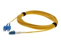AddOn LC-SC 9 125 OS2 Singlemode Plenum Duplex Fiber Cable, Yellow, 3m, ADD-SC-LC-3M9SMFP, 41244689, Cables AddOn LC-SC 9 125 OS2 Singlemode Plenum Duplex Fiber Cable, Yellow, 3m, ADD-SC-LC-3M9SMFP, 41244689, Cables