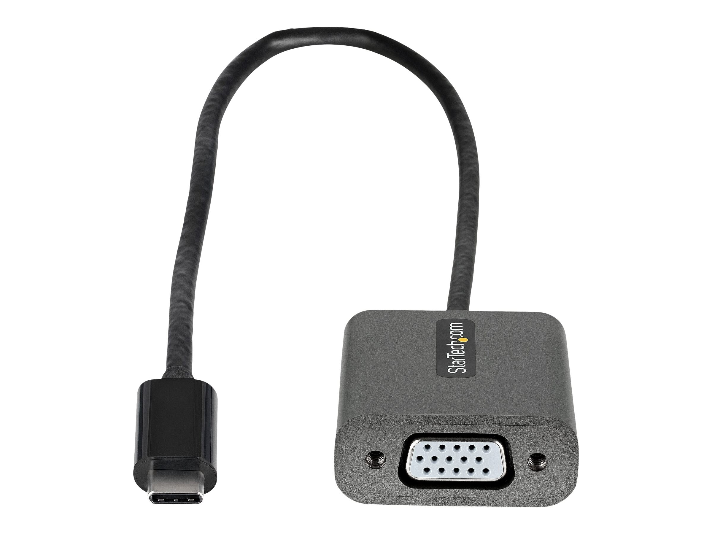 StarTech.com USB C to VGA Adapter 1080p - Type-C to VGA Converter - CDP2VGA  - Monitor Cables & Adapters 